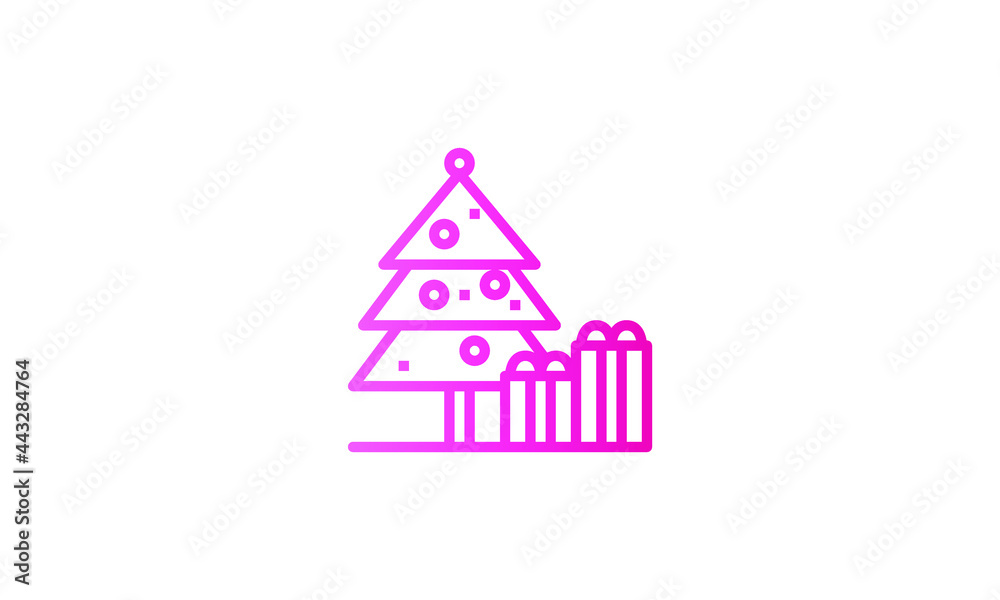 Christmas Tree Vector Silhouette Christmas Tree Vector Silhouette