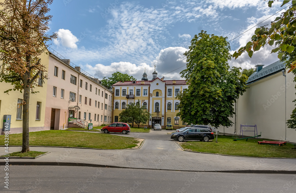 Castle street, one of the oldest city streets in the center of Grodno.