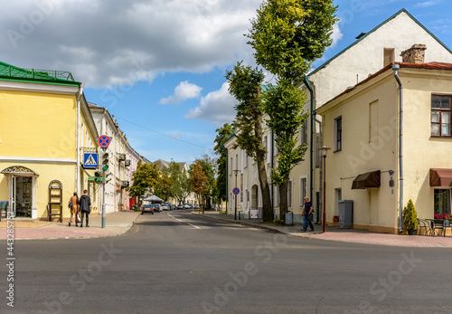 Castle street, one of the oldest city streets in the center of Grodno. © zoya54