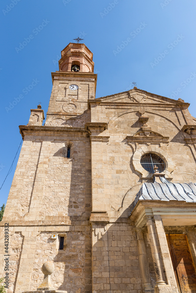 parish church of San Millan de La Cogolla in Orihuela del Tremedal, province of Teruel, Aragon, Spain