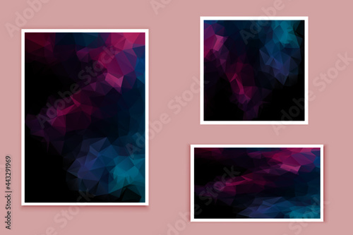 abstract textured polygonal background vector. Blurry triangle design. The pattern can be used for the background.