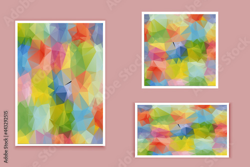 abstract textured polygonal background vector. Blurry triangle design. The pattern can be used for the background.