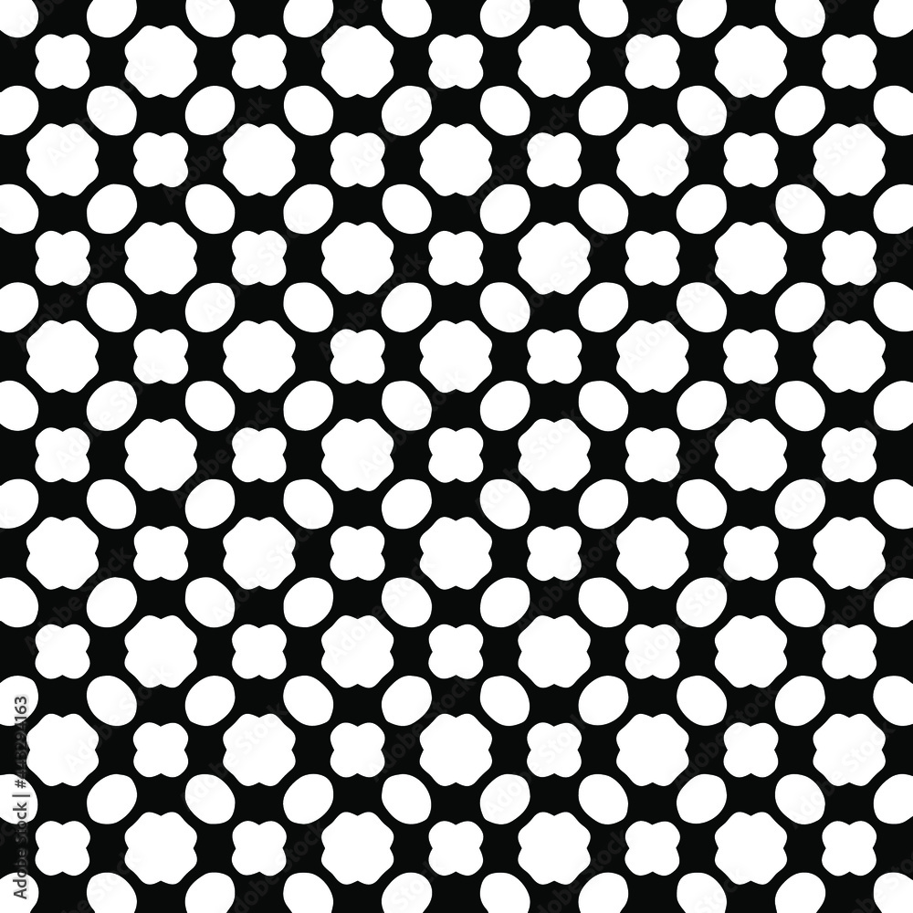 floral seamless pattern background.Geometric ornament for wallpapers and backgrounds. Black and white pattern. floral seamless pattern background.Geometric ornament for wallpapers and backgrounds. Black and white pattern.