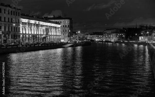 The rivers and canals of St. Petersburg in winter and spring. © I