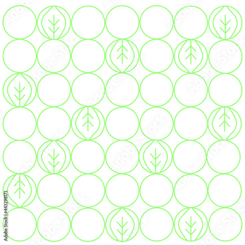 Eco pattern illustration green decor