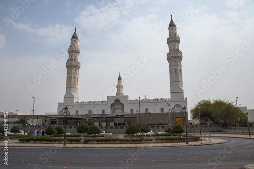 The Quba Mosque in Medina. It is the first mosque in Islam. Masjid Kuba photo