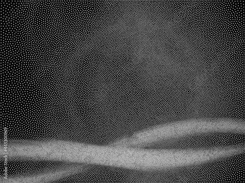 Stipple Technique Abstract Background