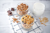 List of breakfast dried cereals with milk