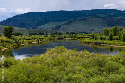 Confluence of Blue River and Colorado River