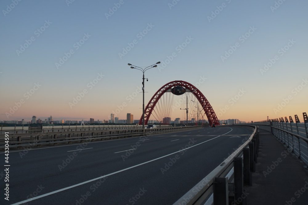 Obraz premium bridge at dusk