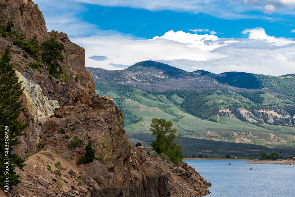 Cliffs Along Green Mountain Reservoir