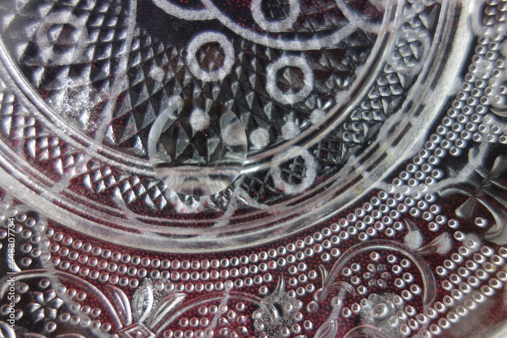 Obraz premium abstract pattern made of lines and circles