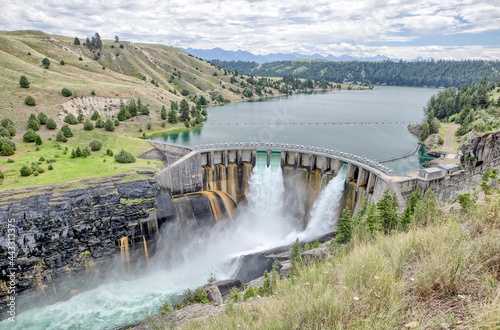 Viewpoint at Kerr Dam in Montana. photo