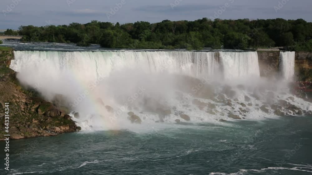 Rainbow and falls - Niagara Falls - Ontario, Canada Rainbow and falls - Niagara Falls - Ontario, Canada