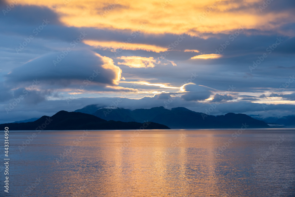 Sunset in South East Alaska