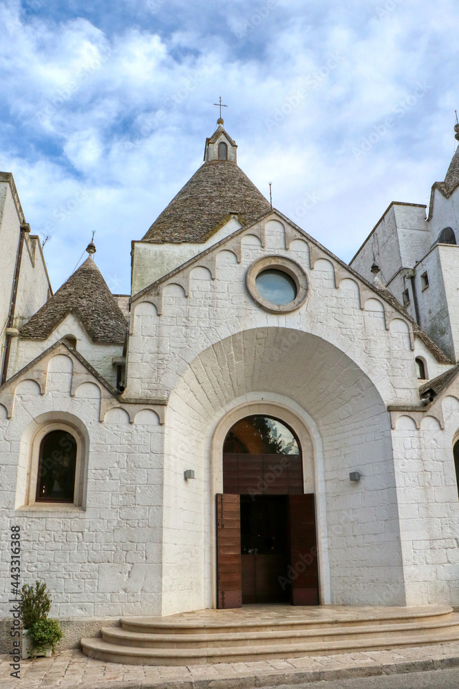 Trullo Church of Saint Anthony of Padua in Alberobello, Puglia, Italy - UNESCO World Heritage