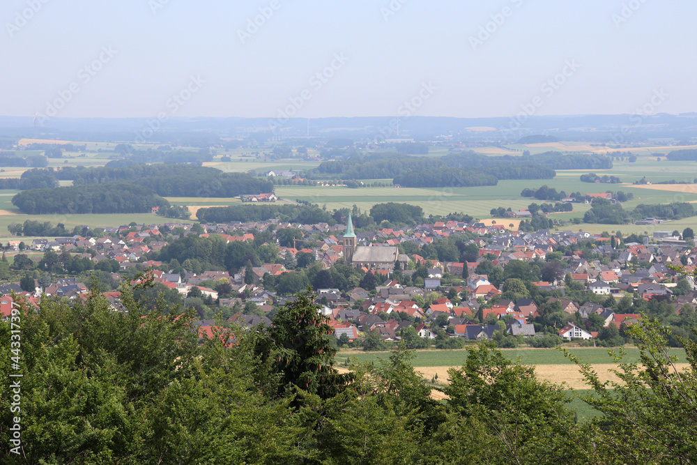 Das Dorf Wellingholzhausen im Osnabrücker Land, Niedersachsen