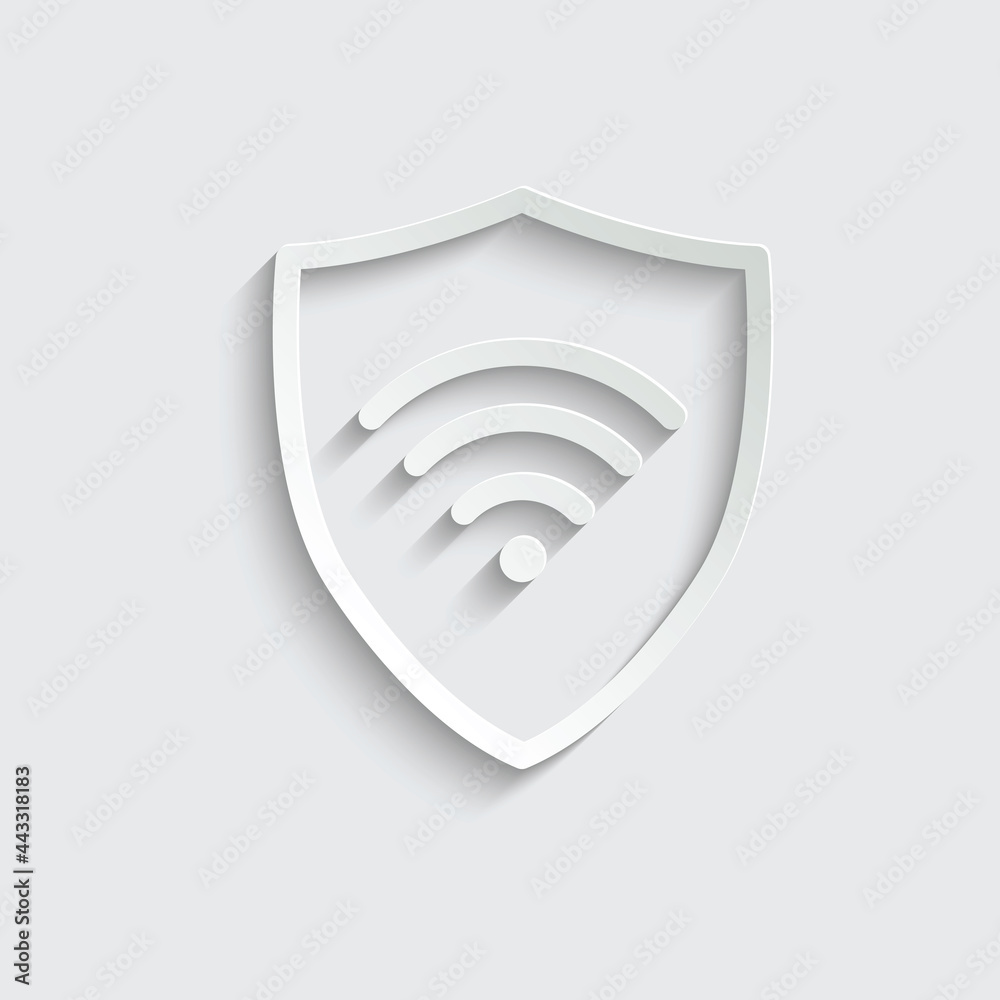 paper vpn icon vector virtual private network symbol paper vpn icon vector virtual private network symbol