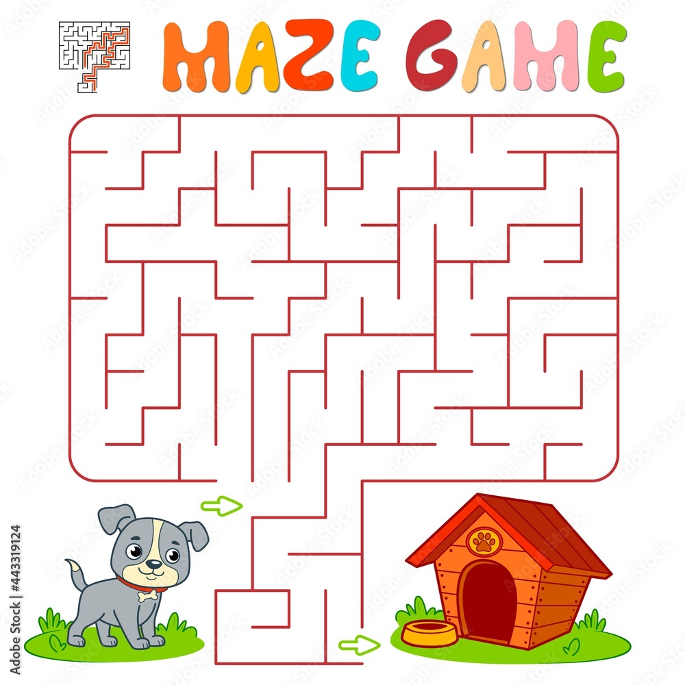 Dog Puzzles & Mazes