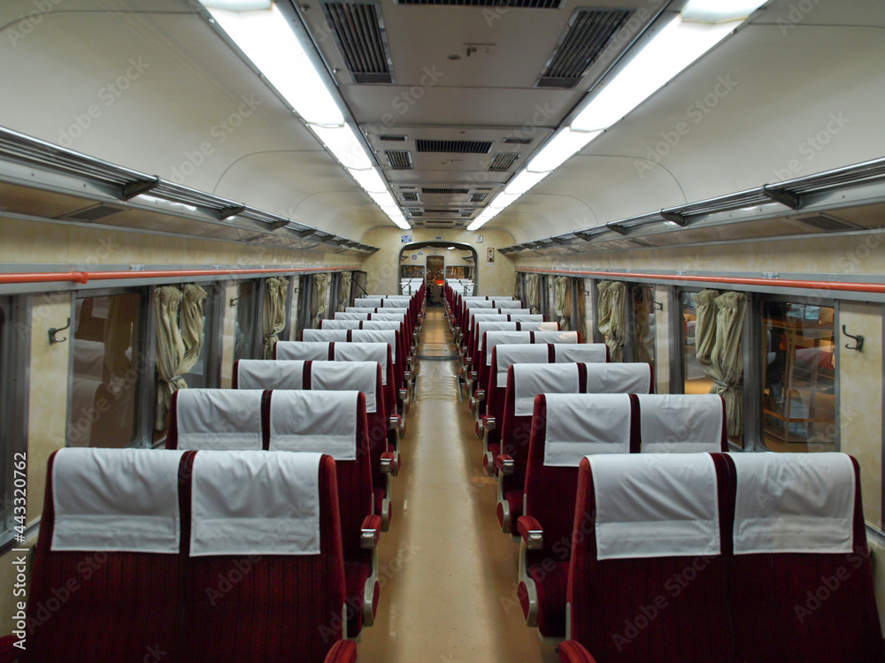Fototapeta premium seat in a train