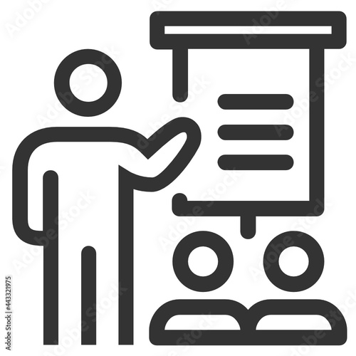 Courses line icon
