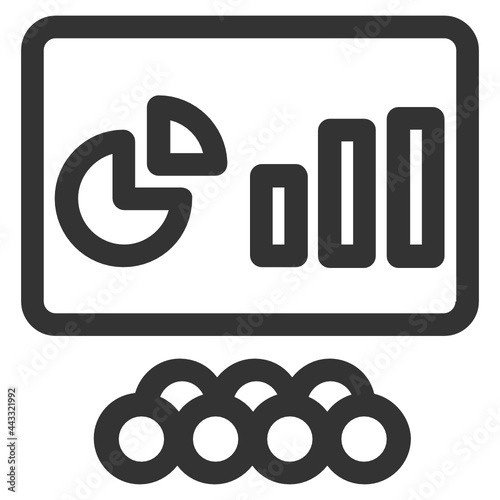 Seminar line icon