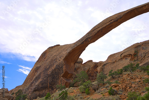 More than 2,000 natural sandstone arches are located in Arches National Park.