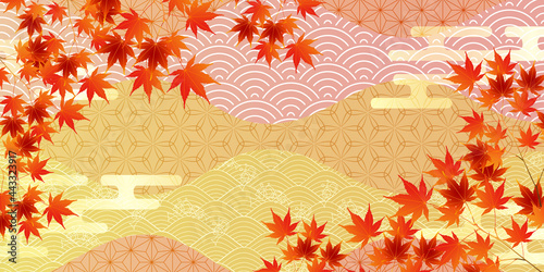 紅葉　もみじ　秋　背景