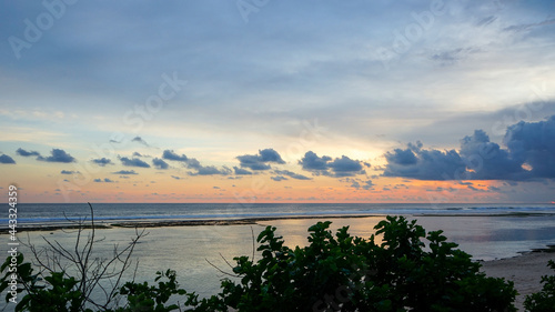 sunrise over the lake