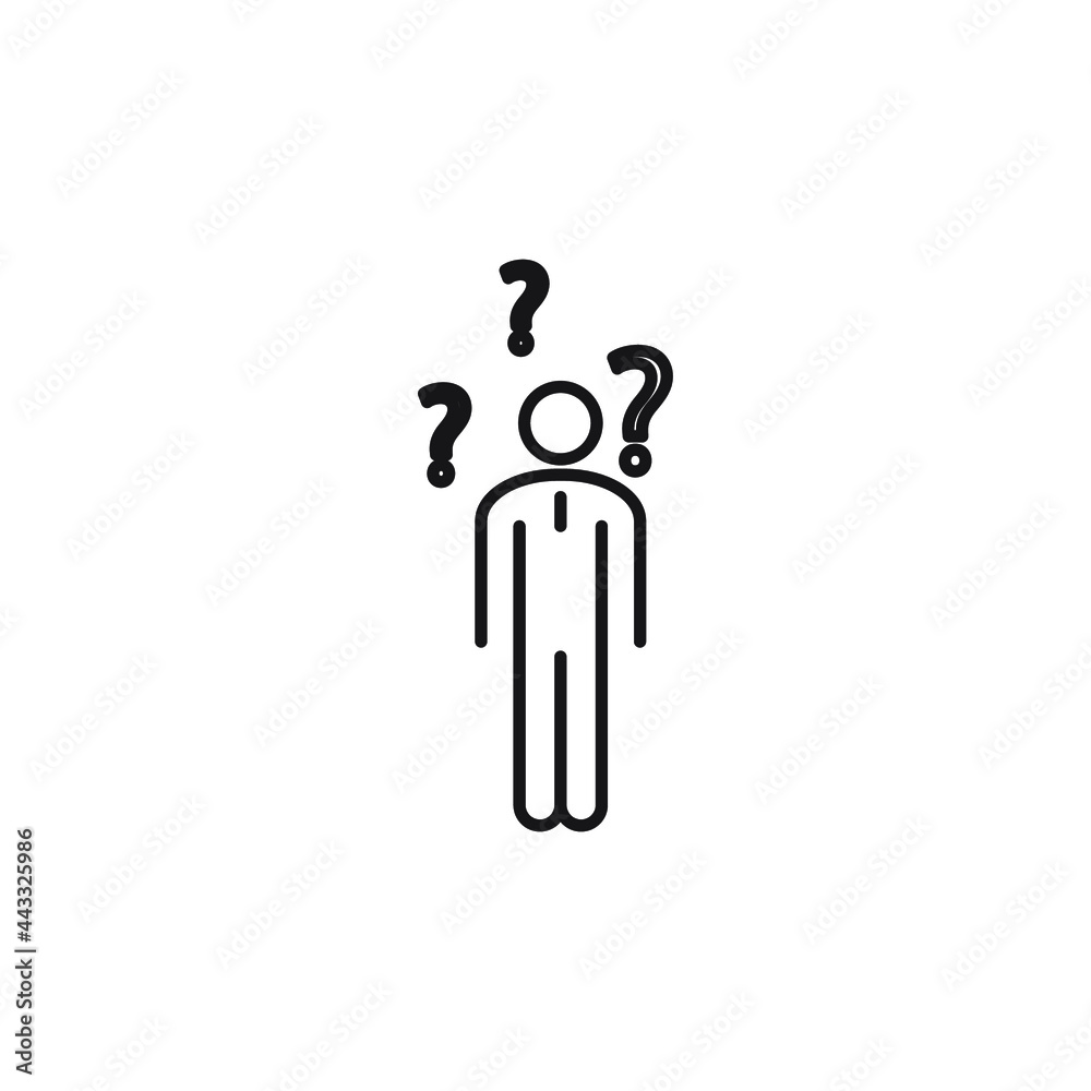 Question icons symbol vector elements for infographic web Question icons symbol vector elements for infographic web