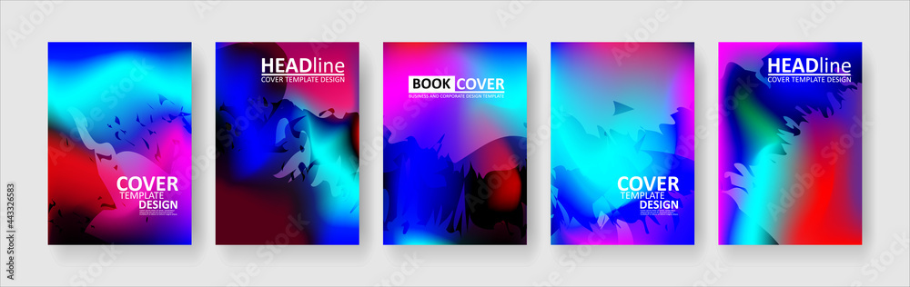 Obraz abstract background with gradient color. Applicable for design cover, presentation, invitation, flyer, annual report, poster and business card, desing packaging - Vector