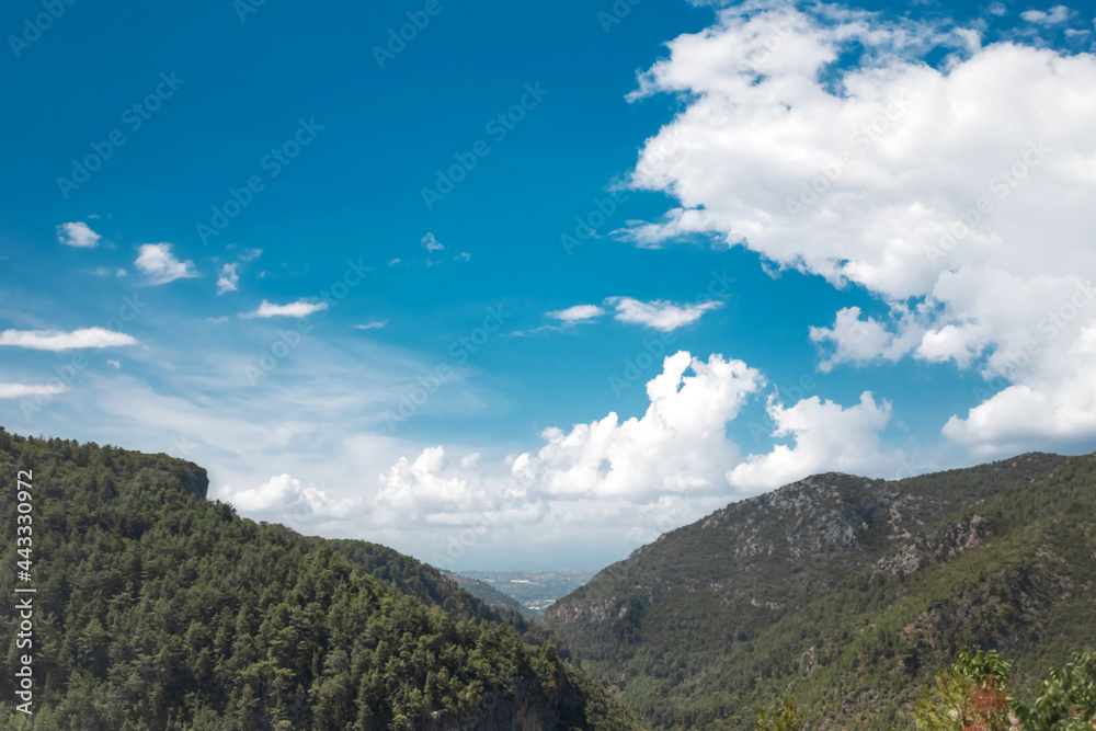 Mountains on the background of blue sky, beautiful views, vacation, rest. Mountains on the background of blue sky, beautiful views, vacation, rest.