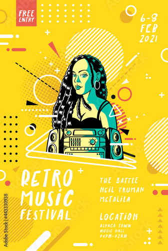 Music Festival Poster Template