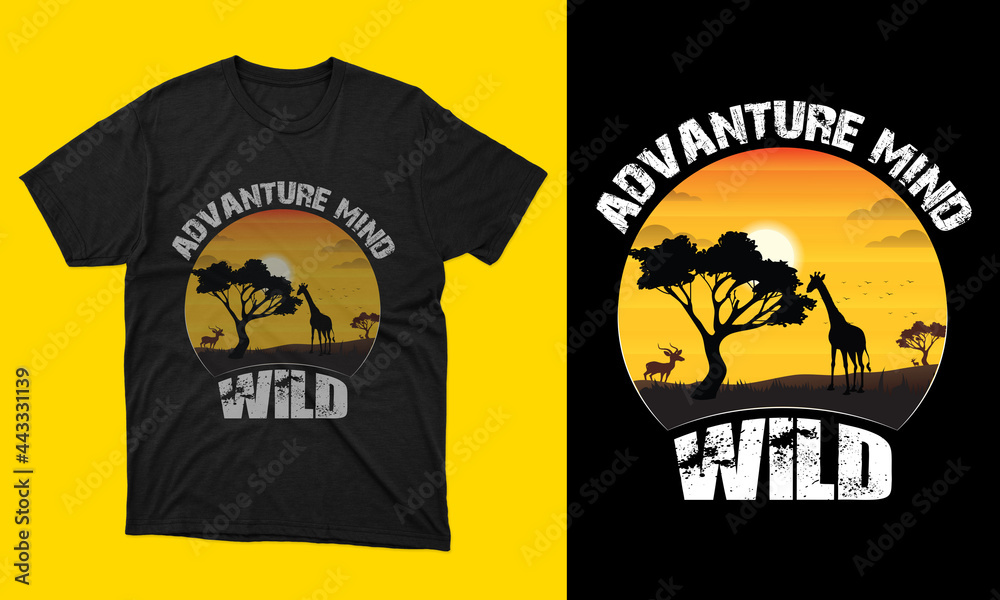 Adventure Mind Exclusive T-Shirt Design Adventure Mind Exclusive T-Shirt Design