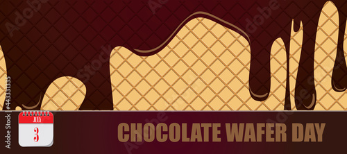 Card Chocolate Wafer Day