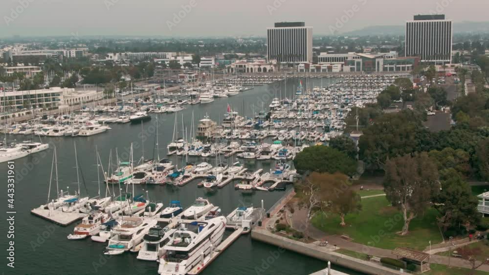 Aerial: Marina Del Rey, Los Angeles USA Aerial: Marina Del Rey, Los Angeles USA