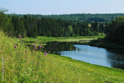 река Чусовая, село Сулём, Свердловская область. 