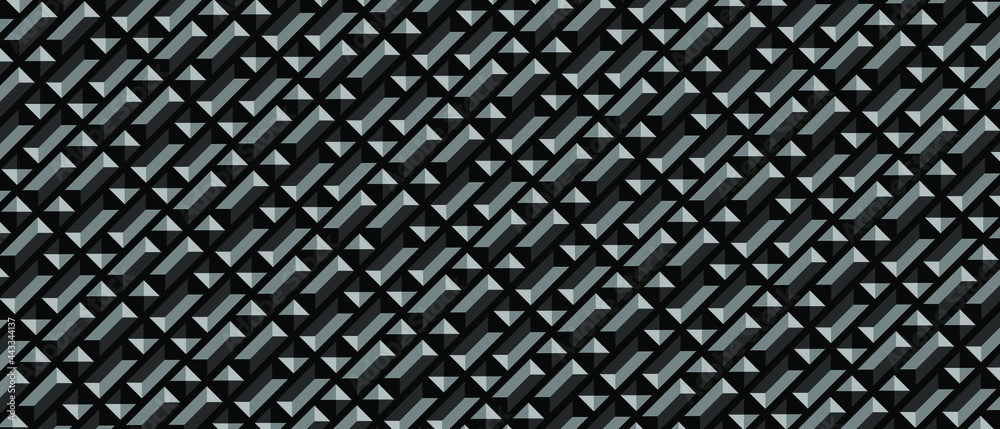 Dark black Geometric grid background. Modern dark abstract vector texture. Dark black Geometric grid background. Modern dark abstract vector texture.