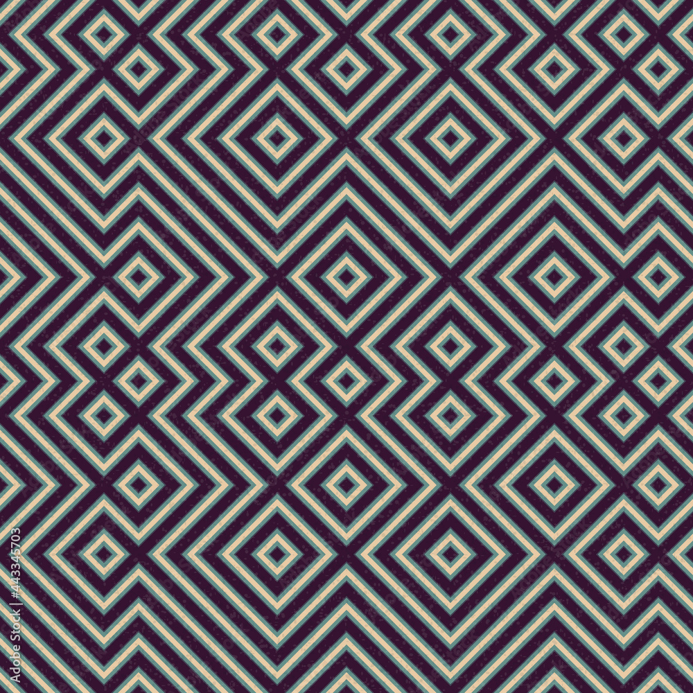 Abstract Geometric Pattern generative computational art illustration