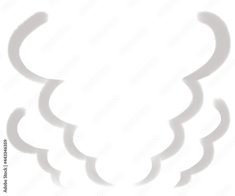 Obraz premium もくもく水蒸気