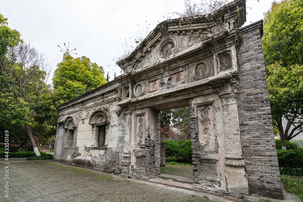 Street view of Wenzhou European-style architecture historical site Street view of Wenzhou European-style architecture historical site