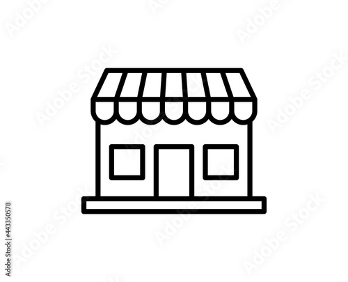 Fototapeta Naklejka Na Ścianę i Meble -  Shop line icon