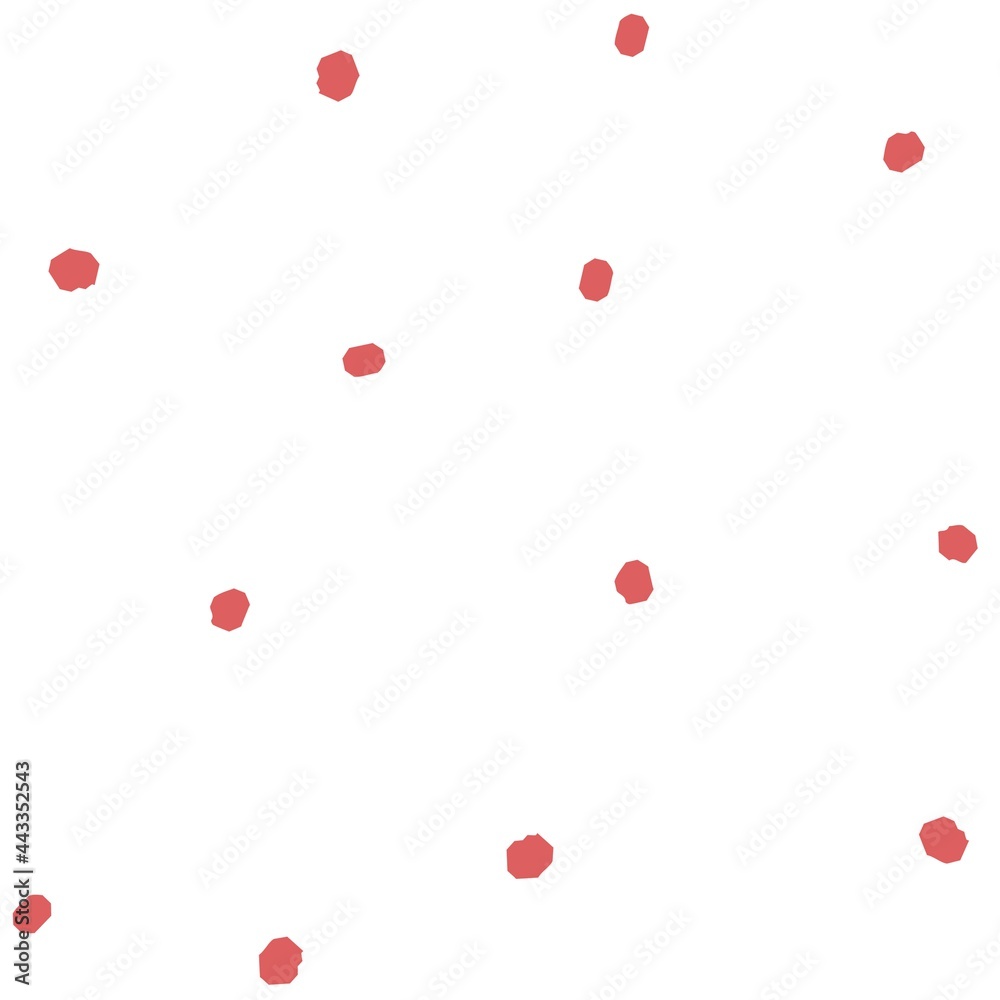 Vector seamless pattern dots small polka is red Vector seamless pattern dots small polka is red