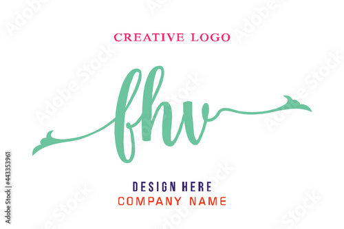 FHV lettering logo is simple, easy to understand and authoritative