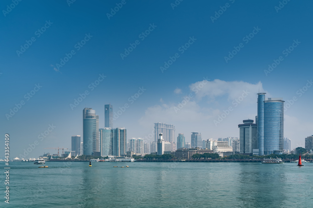 Xiamen City Architecture Landscape Skyline