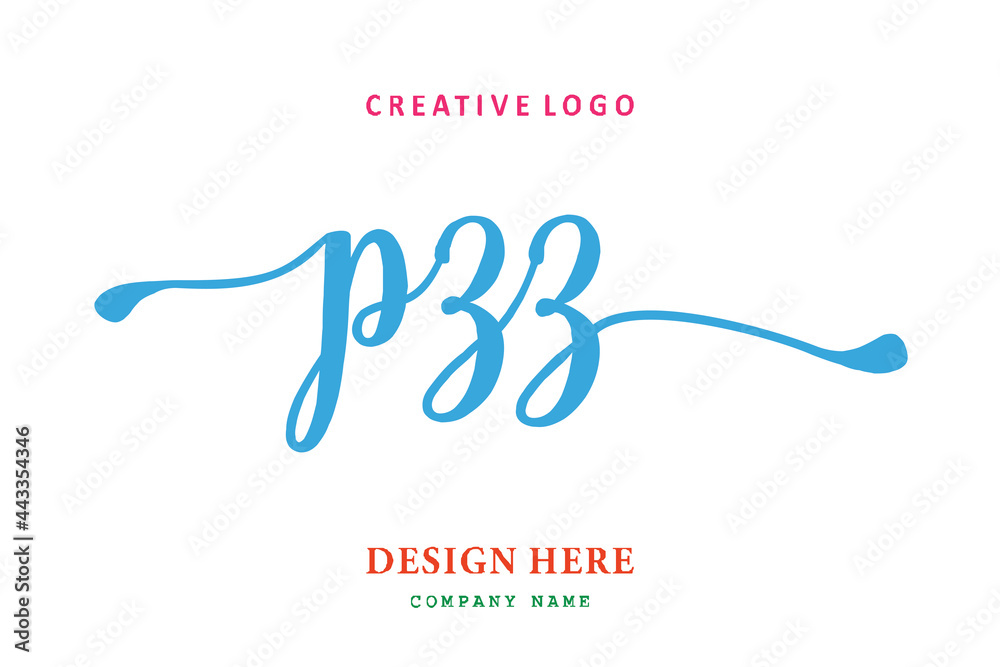 PZZ lettering logo is simple, easy to understand and authoritative