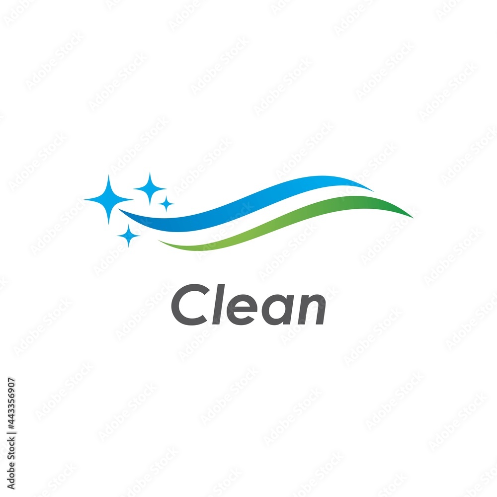 Cleaning logo and symbol Cleaning logo and symbol