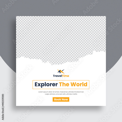 Travel Social Media Post Banner Template