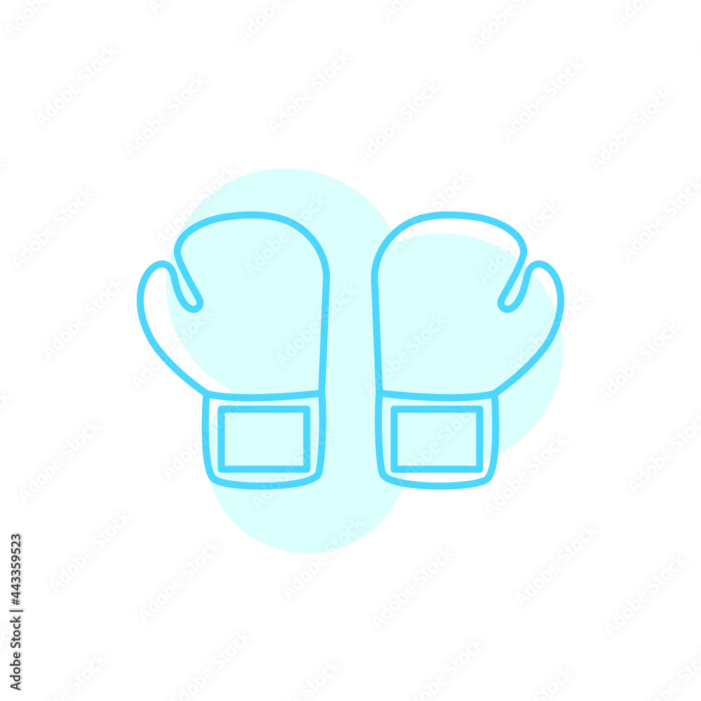 Illustration Vector graphic of boxing icon template Illustration Vector graphic of boxing icon template