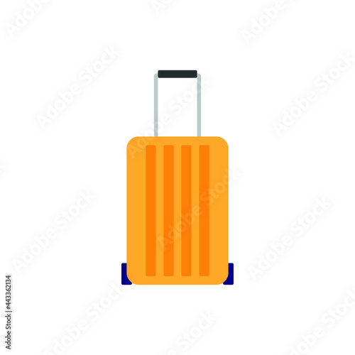 vector icon, suitcase on white background